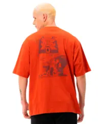 Camiseta Oakley Bunker Project Vermelho Queimado