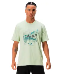 Camiseta Oakley Outline Mountains Verde