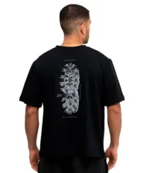 Camiseta Oakley Teeth Footprint Preto