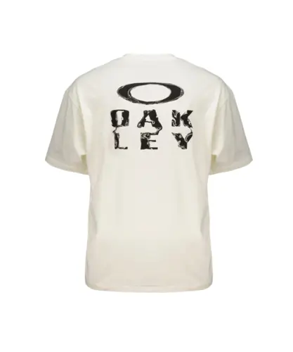 Camiseta Oakley Ellipse Fluid SS Off White