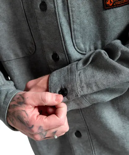 Camisa Volcom Levelstone Antique Black