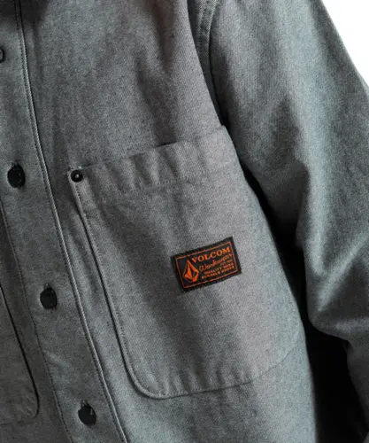 Camisa Volcom Levelstone Antique Black