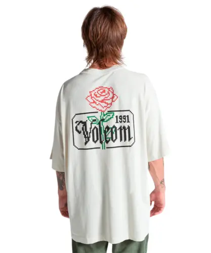 Camiseta Volcom Especial Dial Up Off White