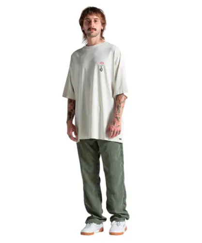 Camiseta Volcom Especial Dial Up Off White