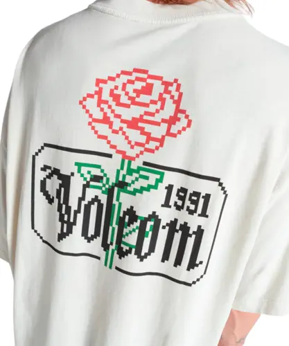 Camiseta Volcom Especial Dial Up Off White