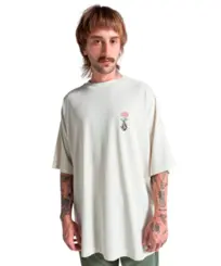 Camiseta Volcom Especial Dial Up Off White