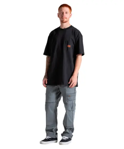 Camiseta Volcom Confort Fit Workwear Preto