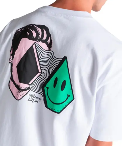 Camiseta Volcom Especial Comfort Fit Aura Branco