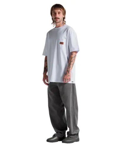 Camiseta Volcom Confort Fit Workwear Branco