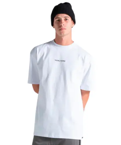 Camiseta Volcom Especial Comfort Fit Signature Branco