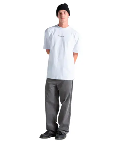 Camiseta Volcom Especial Comfort Fit Signature Branco