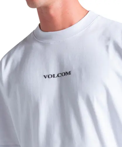 Camiseta Volcom Especial Comfort Fit Signature Branco