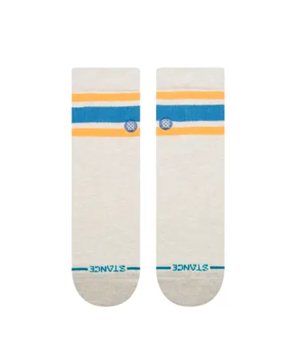 Meia Stance Slub Boyd QTR Cinza Mescla