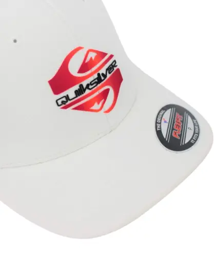 Boné Quiksilver Flexfit Soft Hologram Branco