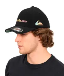 Boné Quiksilver Gradient Type New Wave Black