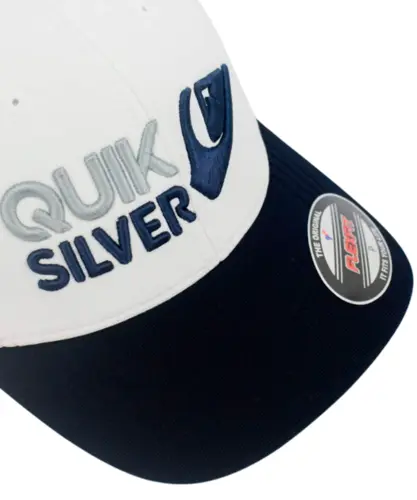 Boné Quiksilver Flexfit Emb Omni Surf Branco