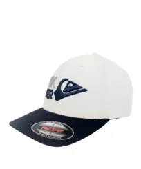 Boné Quiksilver Flexfit Emb Omni Surf Branco
