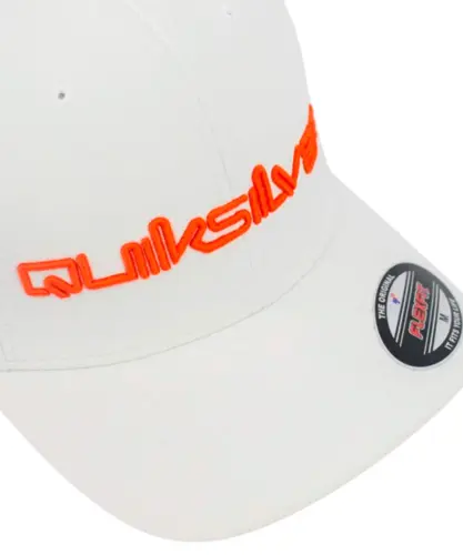 Boné Quiksilver Flexfit Emb Type Momentum Branco