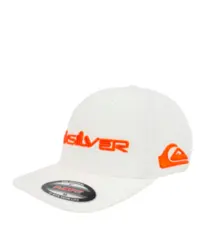 Boné Quiksilver Flexfit Emb Type Momentum Branco