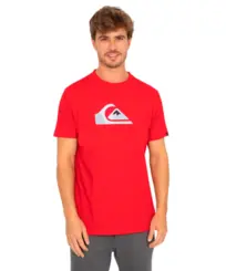 Camiseta Quiksilver Comp Logo Vermelho