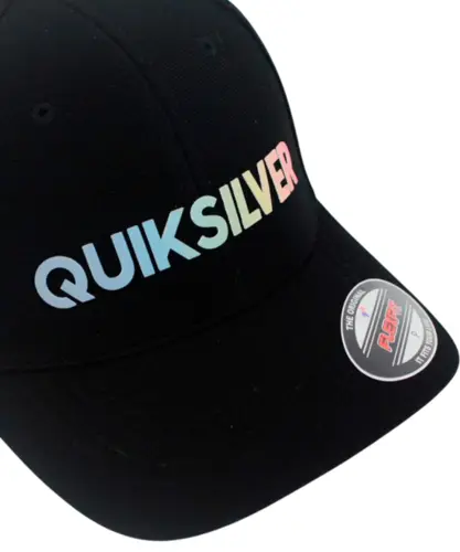 Boné Quiksilver Flexfit Gradient Type Antique Preto