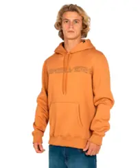 Moletom Quiksilver Fech Word Block Mostarda