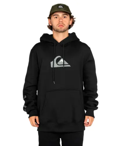 Moletom Quiksilver Comp Logo Preto