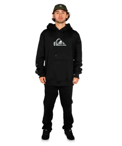 Moletom Quiksilver Comp Logo Preto