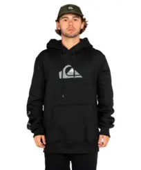 Moletom Quiksilver Comp Logo Preto
