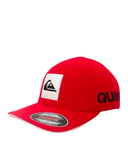Boné Quiksilver Flexfit Emb Hard Hitter Vermelho