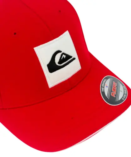 Boné Quiksilver Flexfit Emb Hard Hitter Vermelho