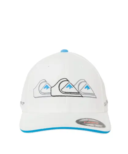 Boné Quiksilver Emb Three Logo Branco