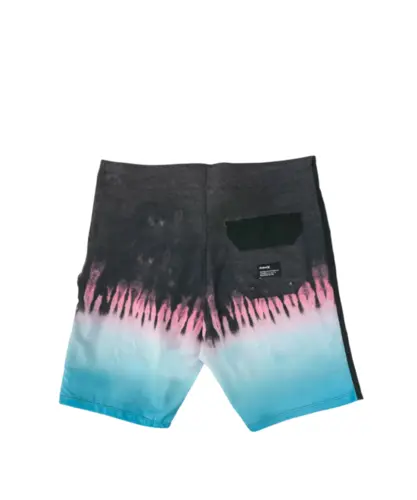 Bermuda Hurley Água Surf Trip Azul Rosa