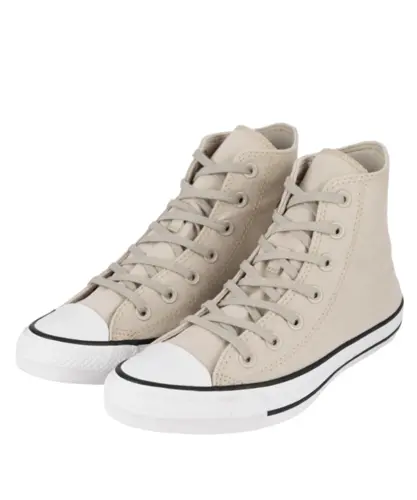 Tênis Converse Chuck Taylor All Star Hi Authentic Glam Bege Claro Ouro Claro