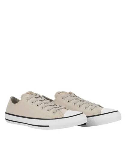Tênis Converse Chuck Taylor All Star Ox Authentic Glam Bege Claro Ouro Claro