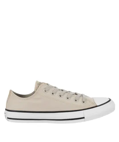 Tênis Converse Chuck Taylor All Star Ox Authentic Glam Bege Claro Ouro Claro