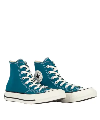 Tênis Converse Chuck 70 Hi Seasonal Verde Petroleo Amendoa