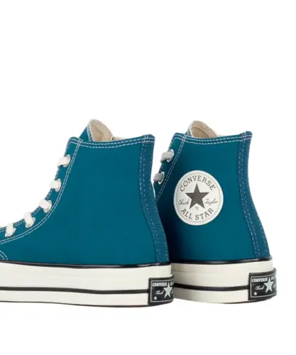 Tênis Converse Chuck 70 Hi Seasonal Verde Petroleo Amendoa - Tênis