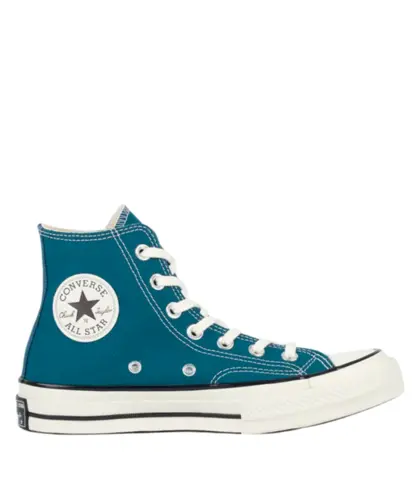 Tênis Converse Chuck 70 Hi Seasonal Verde Petroleo Amendoa