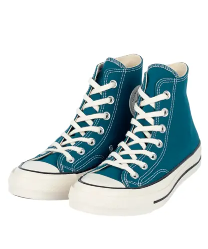 Tênis Converse Chuck 70 Hi Seasonal Verde Petroleo Amendoa - Tênis