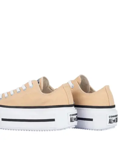 Tênis Converse Chuck Taylor All Star Lift Double Stack Ox Seasonal Bege Mostarda