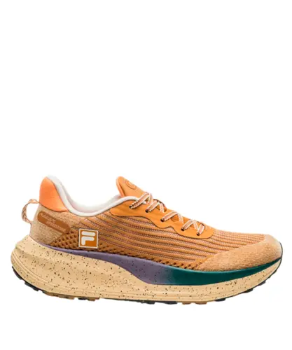 Tênis Fila Racer Speedzone TR Feminino Caramelo Escuro Creme Laranja