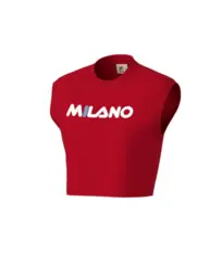 Regata Fila Cropped Ag Vermelho Racing