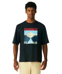 Camiseta Fila Over Piemonte Ag Preto