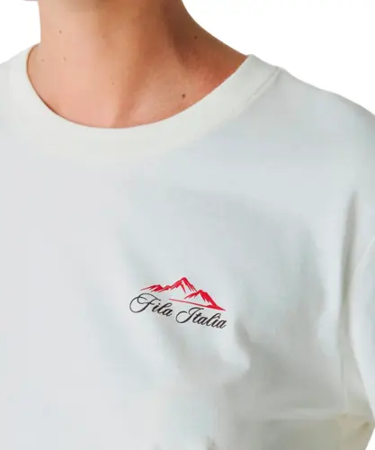 Camiseta Fila Box Piemonte Off White Gardenia