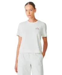 Camiseta Fila Box Piemonte Off White Gardenia