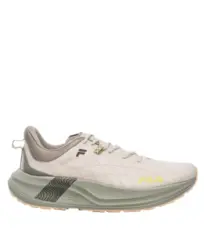 Tênis Fila Racer Skytrail Bege Claro Oliva Verde Limão