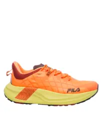 Tênis Fila Racer Skytrail Laranja Marrom Avermelhado Verde Limão