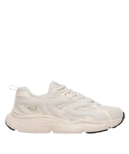 Tênis Fila Buzzard Bold Branco Bege Castanho Claro