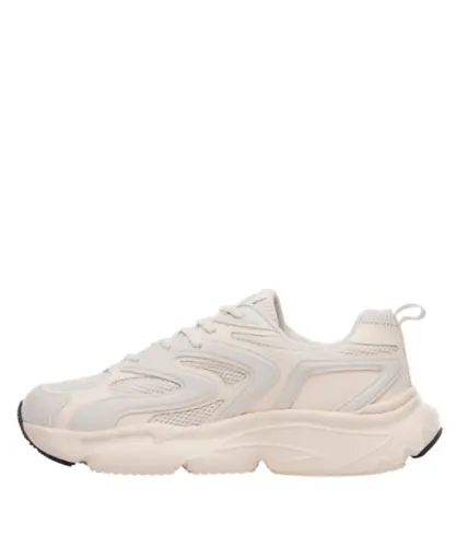 Tênis Fila Buzzard Bold Branco Bege Castanho Claro